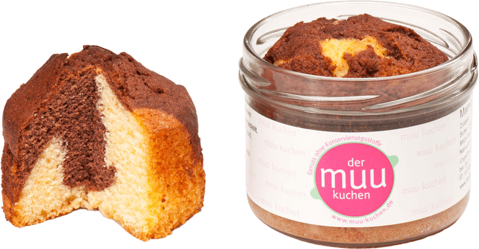 Kuchen im Glas Marmor | Muu Kuchen | 85g
