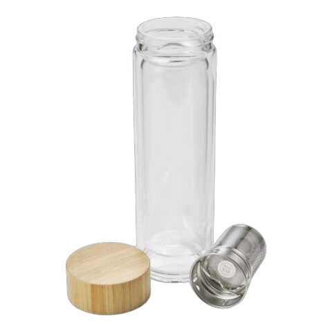 Doppelwandige Glasflasche "Ocean" | 420ml