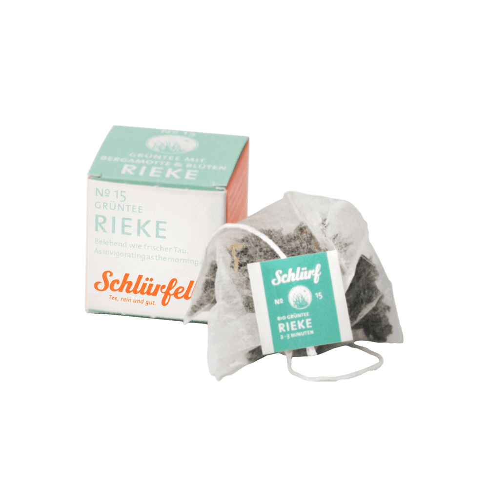 Tee in der Box "Grün" I Rieke I BIO, 1 Box I Schlürf