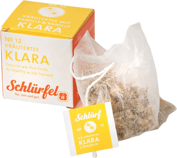 Kamillentee in der Box "Klara" | Schlürf | bio | 1,7g