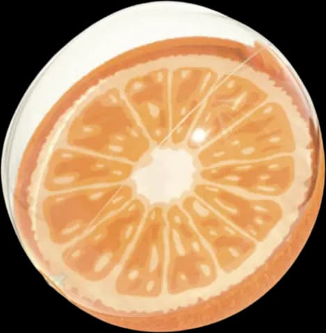 Wasserball "Sommerfrucht Orange" | 46cm