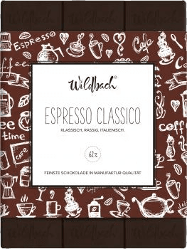 Edelherbe Schokolade "Espresso Classico" l Wildbach l vegan l 70 g