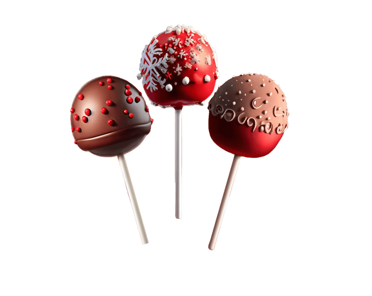 1 weihnachtlicher Praliné Pop