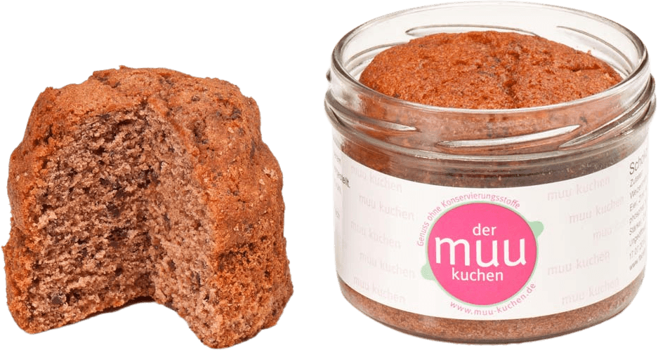 Kuchen im Glas Schoko | Muu Kuchen | vegan | 225 ml