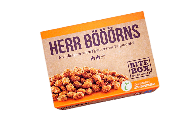 Pikante Erdnüsse "Herr Bööörns"I Bite Box | vegan | 45g