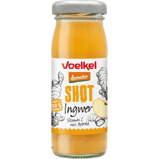 Voelkel Shot "Ingwer" | Demeter | bio, vegan | 95 ml