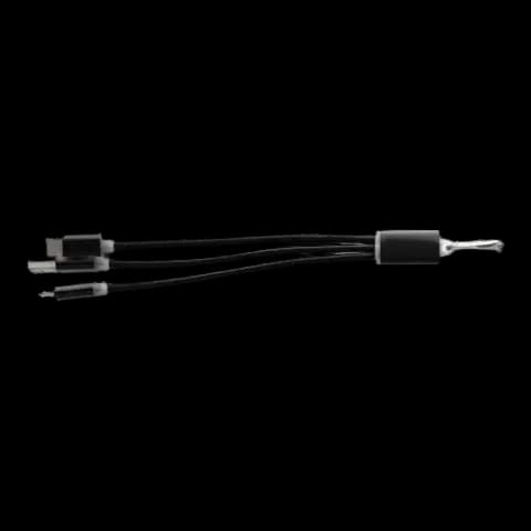 USB-Aufladekabel 'Choose' aus Aluminium