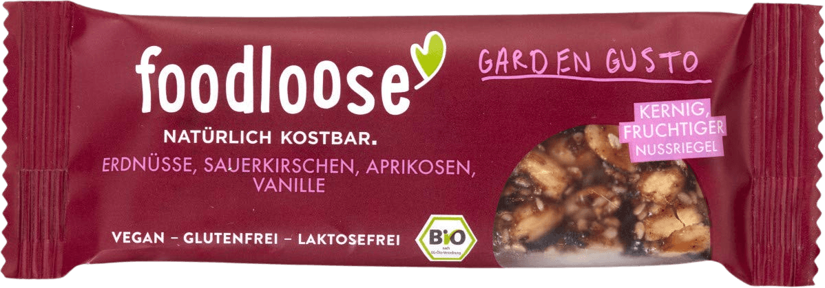Frucht-Nuss-Riegel "Garden Gusto" | Foodloose | bio, vegan | 35g