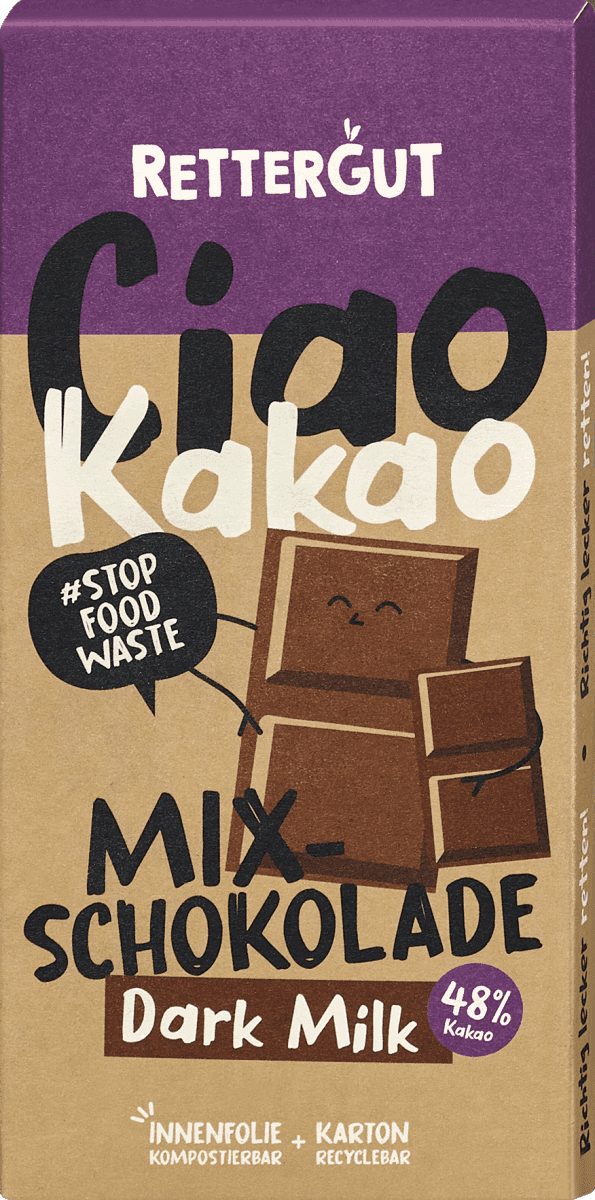 Mixschokolade "Dark Milk" | Rettergut | 80g