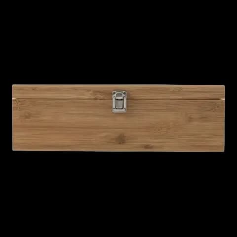 Weinset und Geschenkbox 'Syrah' aus Bambus