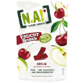 Fruchtgummi Kirsche | N.A! Nature Addicts | 35g | zuckerfrei