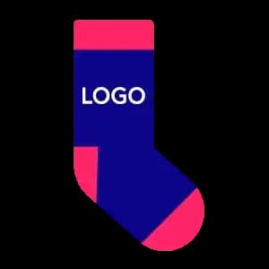 Unisex Socken ink. Logo / eigenem Design | Größe 38-45
