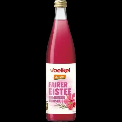 Fairer bio Eistee "Himbeere Hibiskus" | Voelkel demeter | 500ml