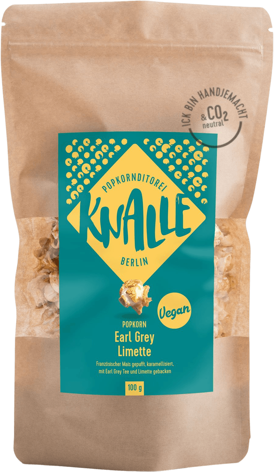 Popcorn "Earl Grey Limette" | Knalle Popcorn | vegan | 40g
