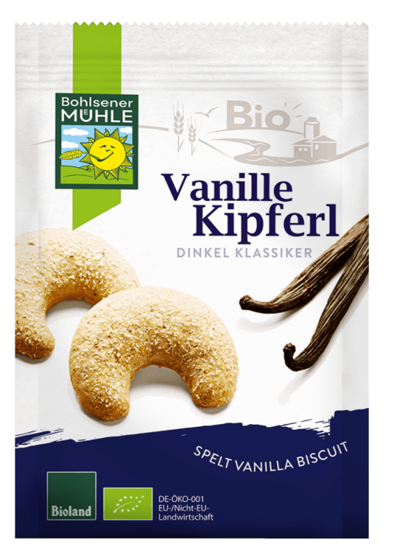 Dinkel Vanille Kipferl | Bohlsener Mühle | Bio | 125g