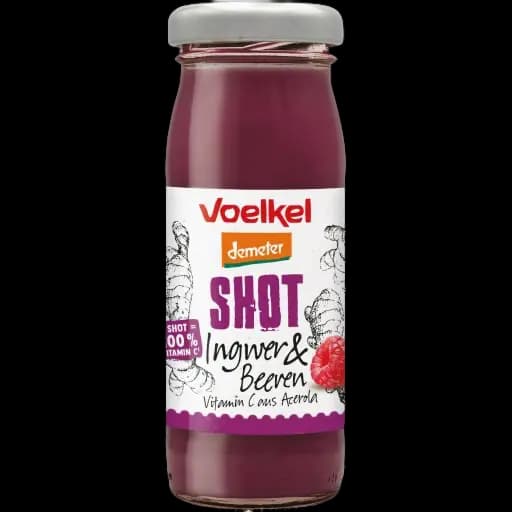 Voelkel Shot "Ingwer & Beeren |" Demeter | Voelkel | bio | 95ml