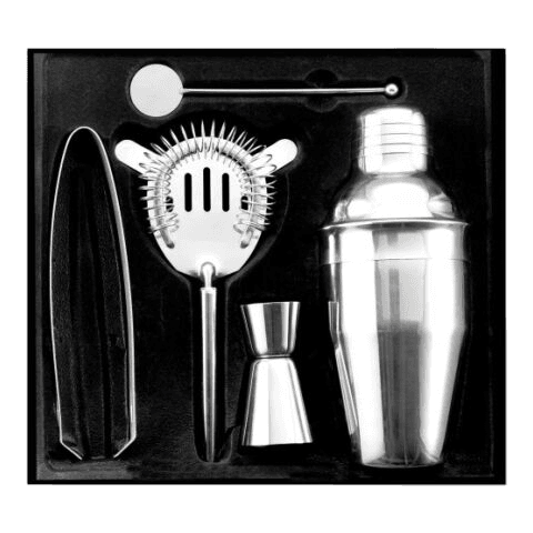 Cocktailshaker-Set aus Edelstahl