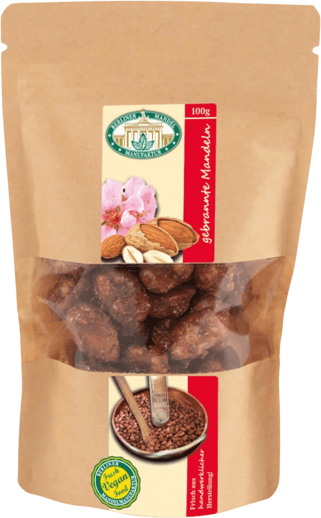 Gebrannte Mandeln aus der Manufaktur | vegan | 100 g