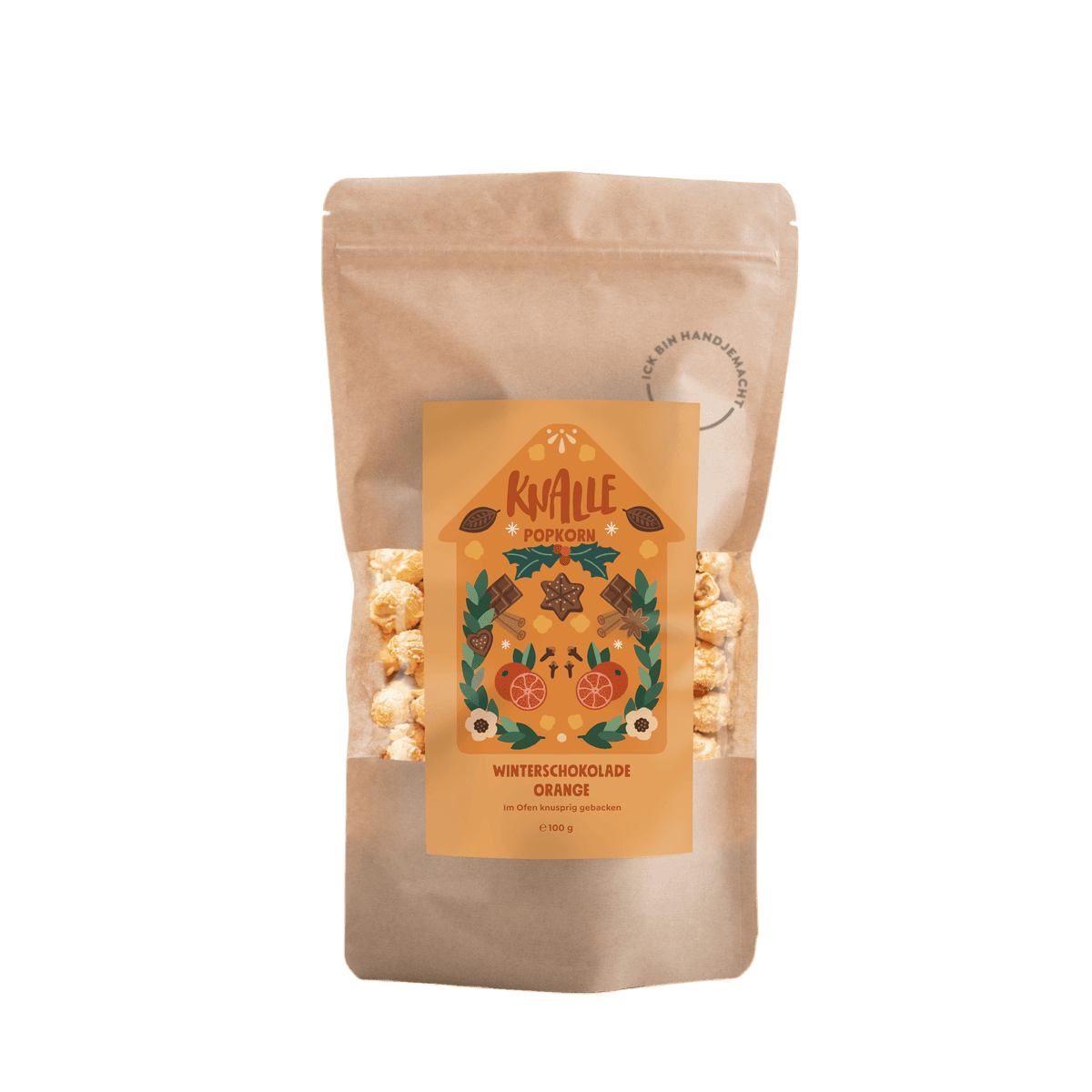 Popcorn "Winterschokolade Orange" | Knalle Popcorn | 40g