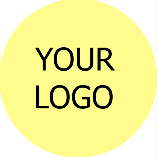 Sticker auf Box