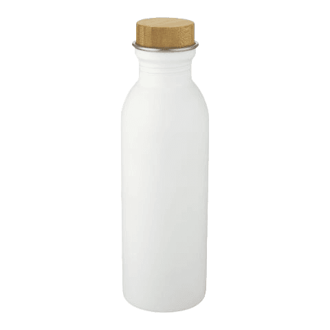 Edelstahl Sportflasche | Bambusdeckel | 650ml