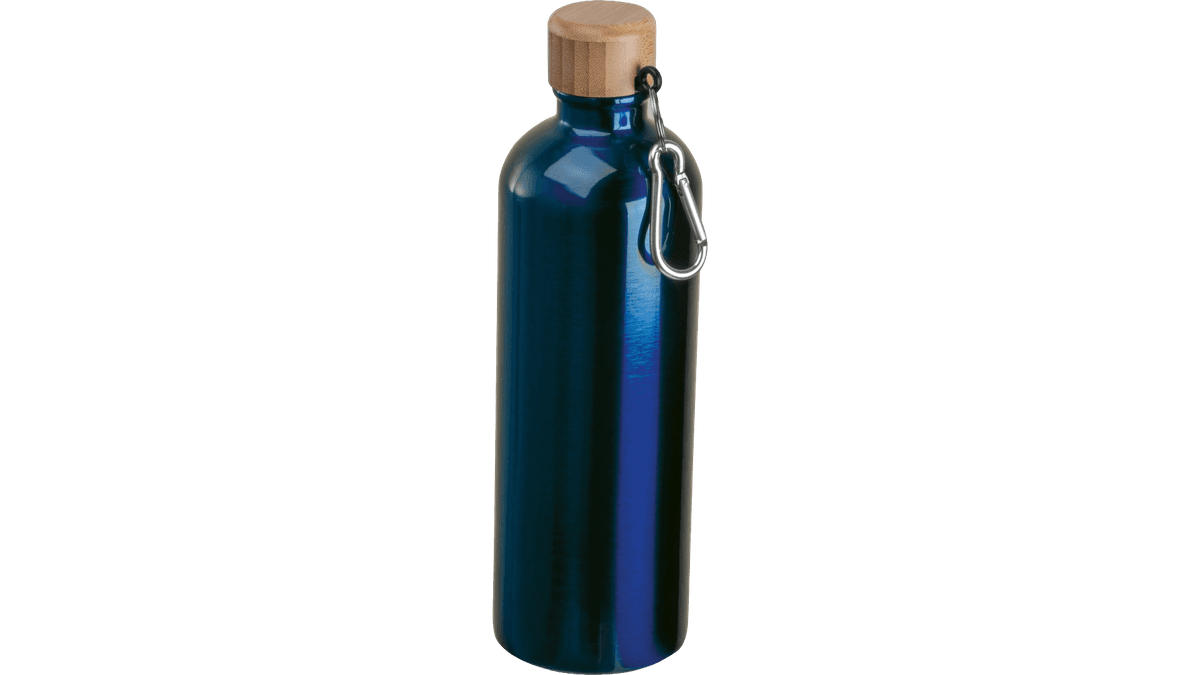 Trinkflasche – Edelstahl mit Karabiner I 750ml